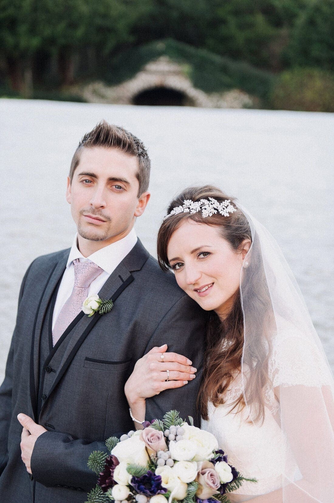 clandon park winter wedding