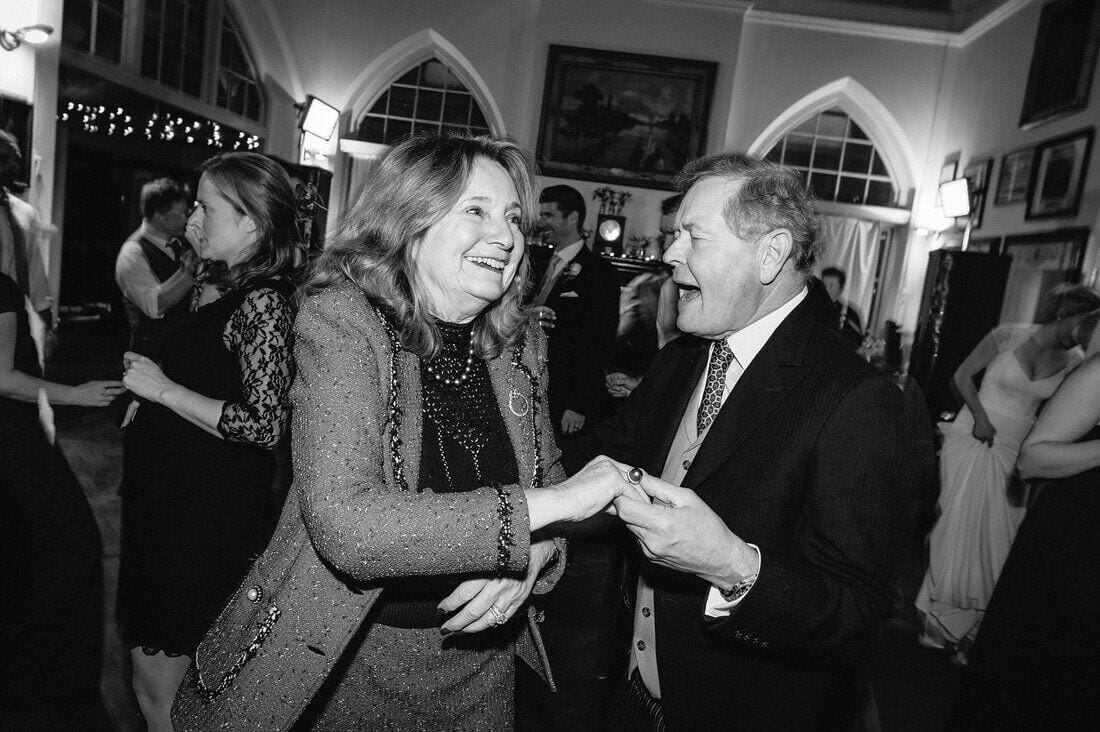 the wedding day party