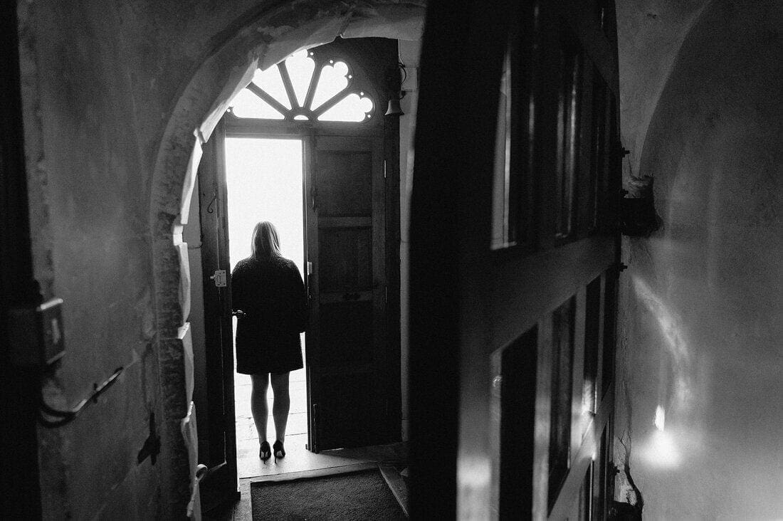 waiting for the bride to arrive at her wedding