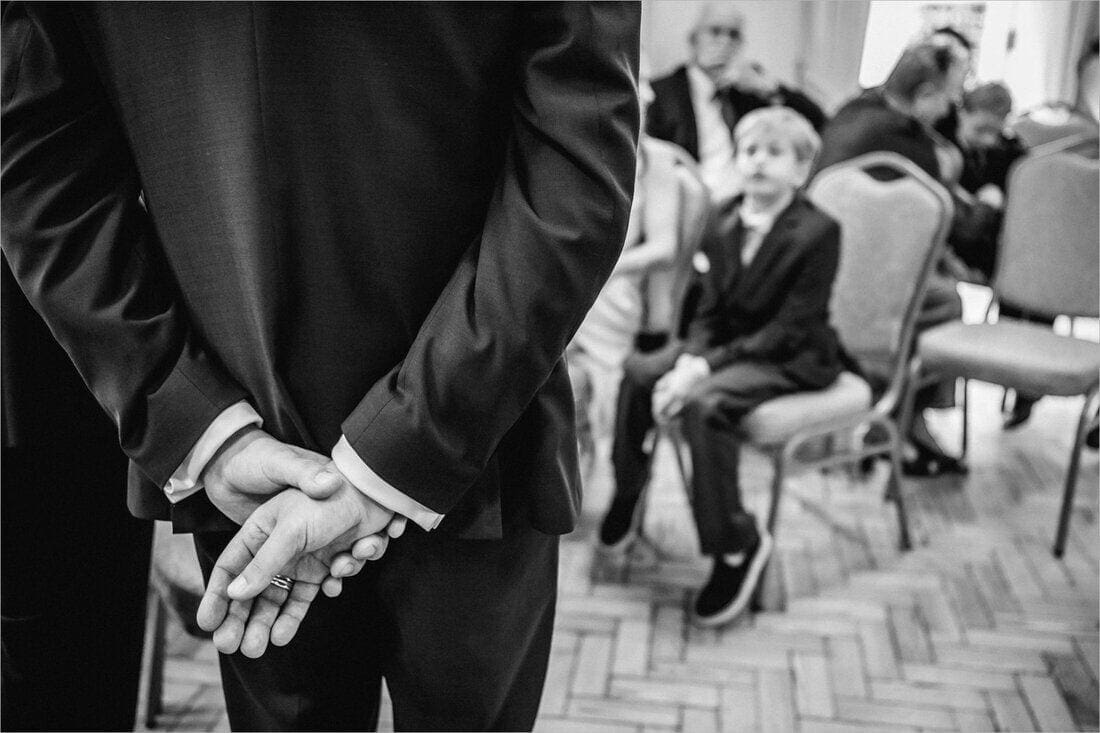 waiting for the bride