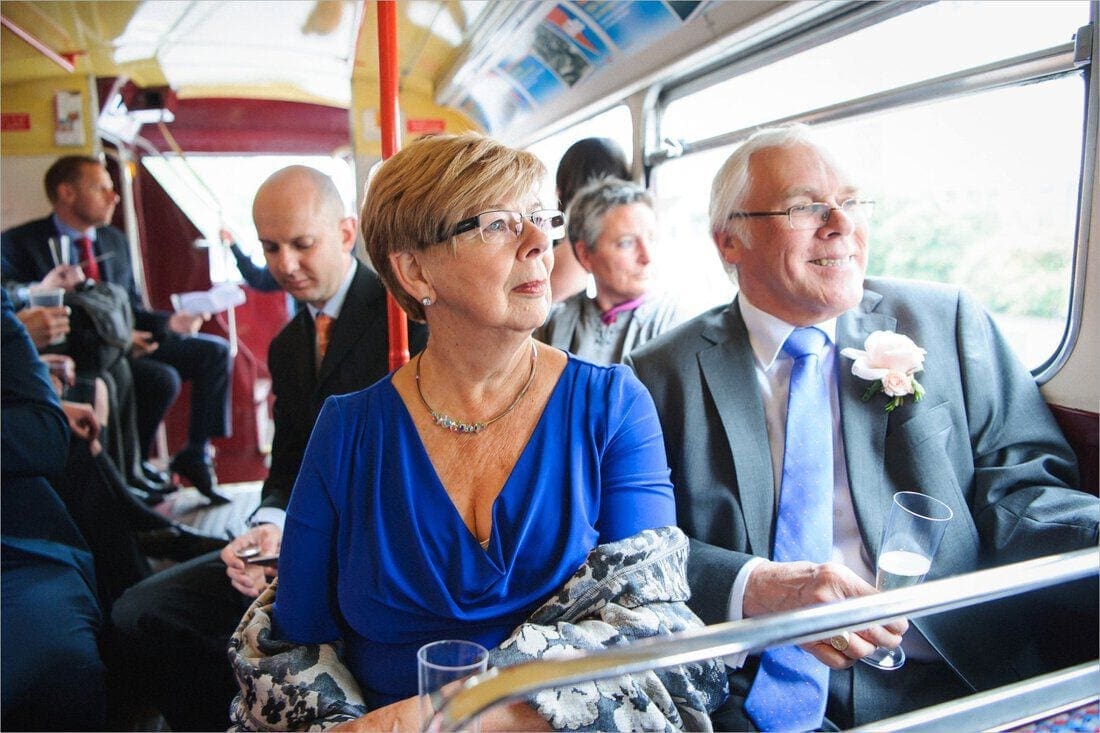 the mother and father of the bride