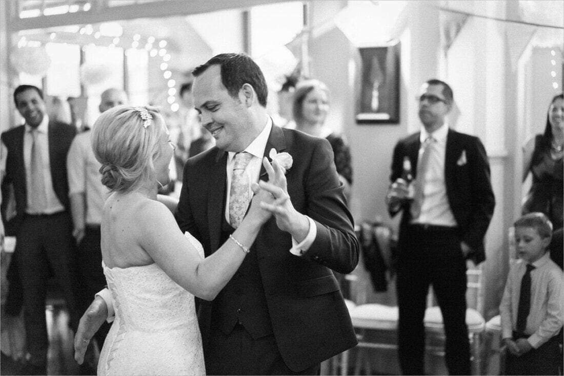 the first dance as husband and wife