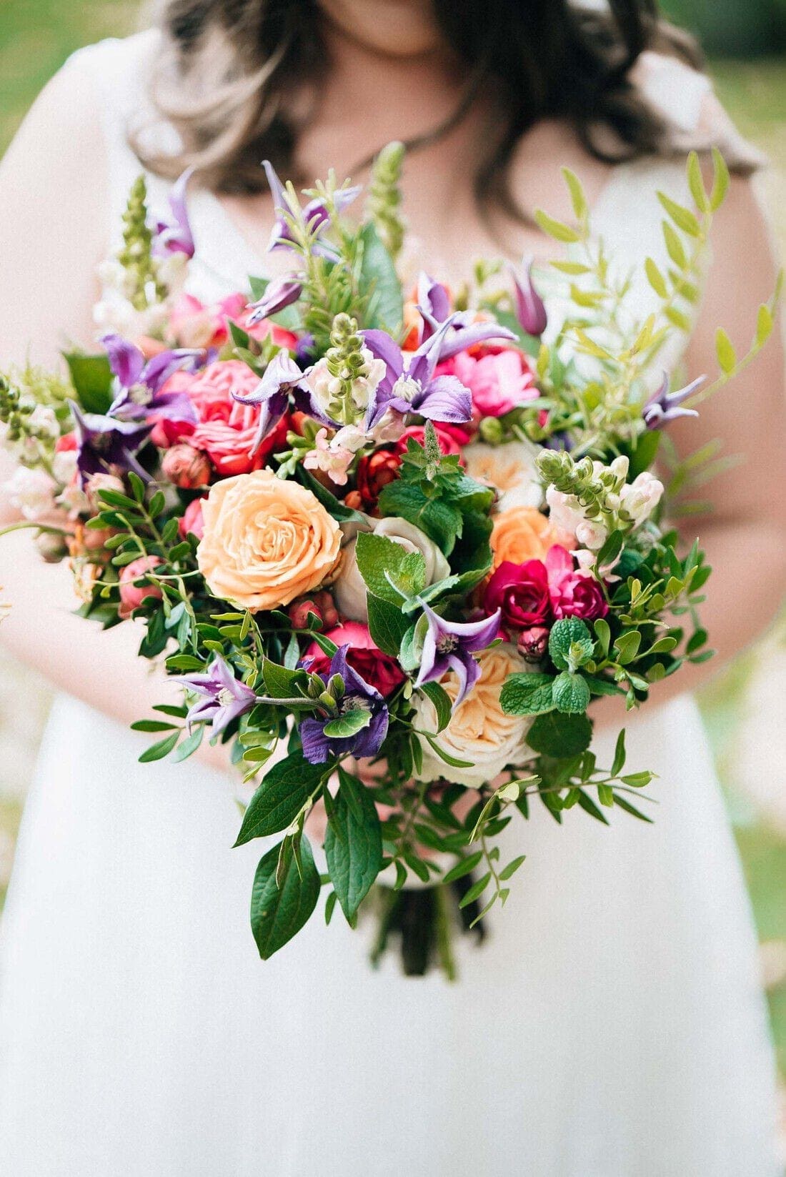 the wedding bouquet