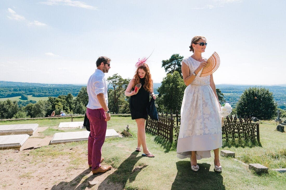 St Martha's Church Wedding Photography Guildford
