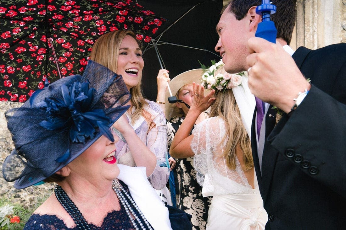 rain on the wedding day