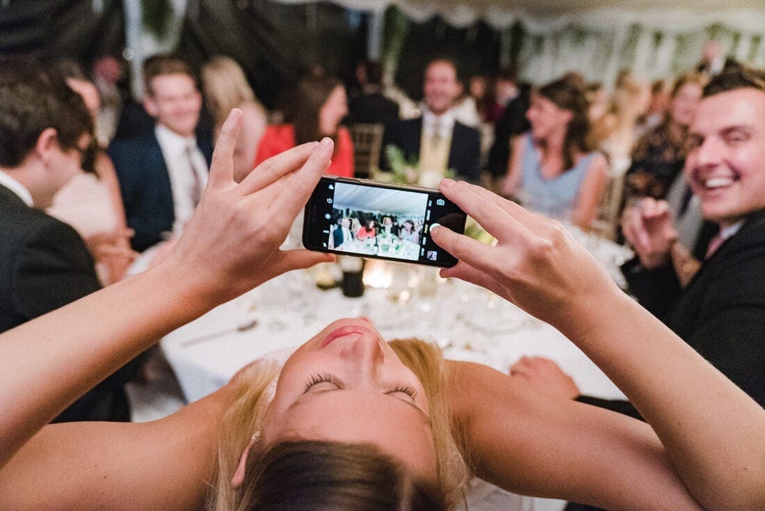 iphone wedding photography at ham house richmond