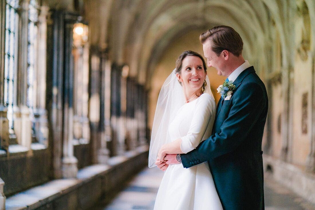 a wedding portrait at westminster school