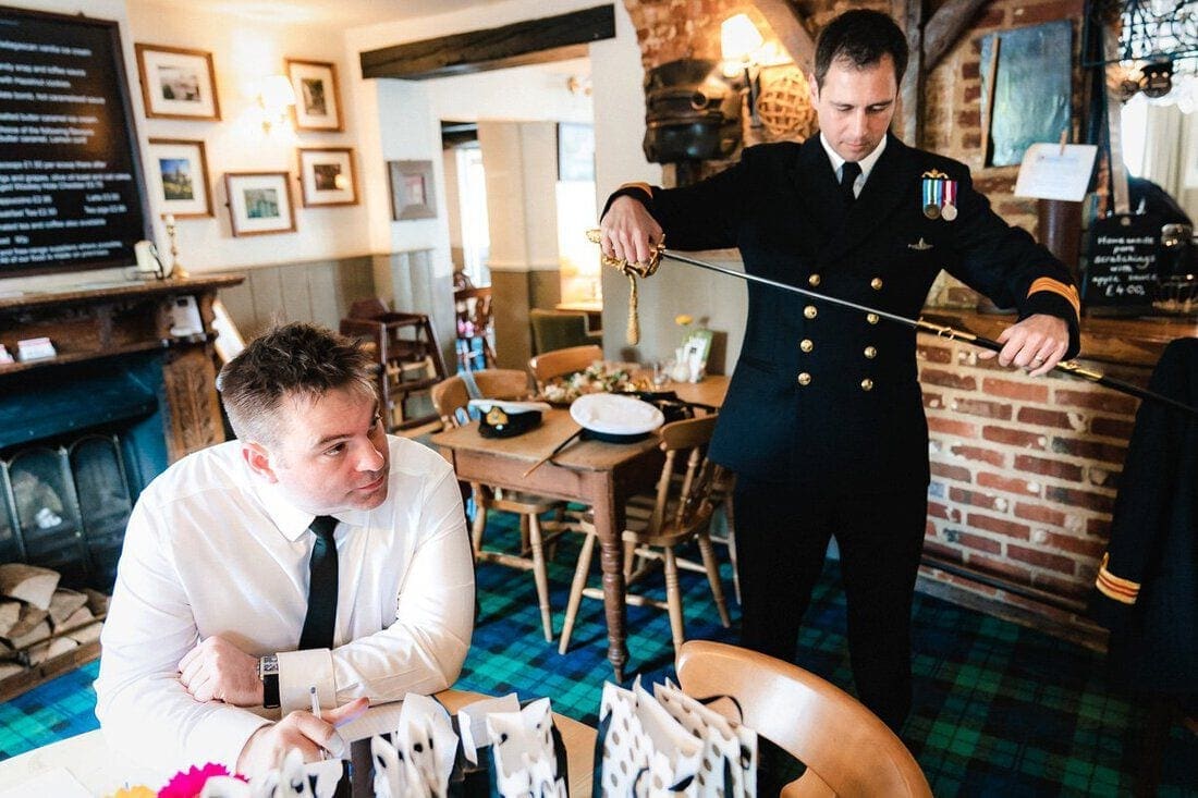 a military wedding