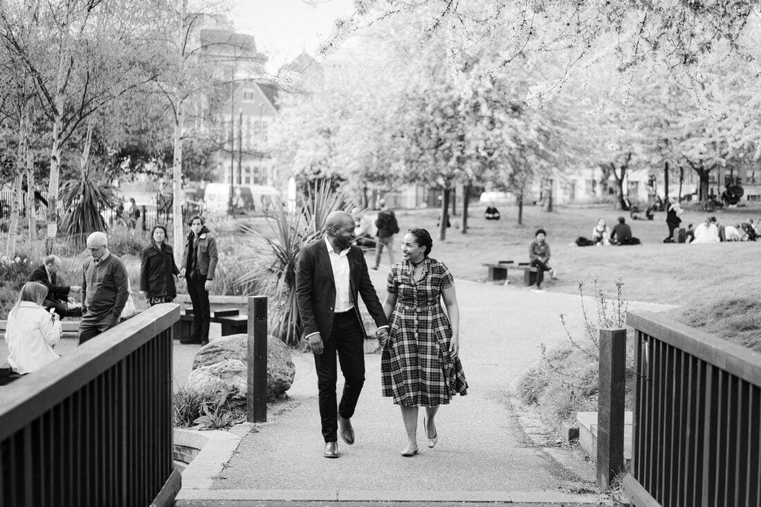 london engagement shoot