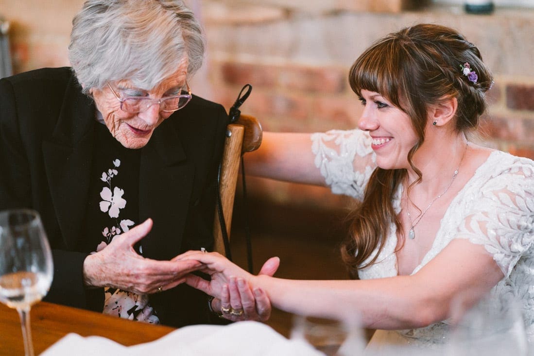 family coming together to celebrate a wedding