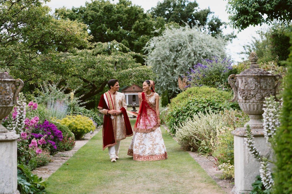 Outdoor Indian Wedding Ceremony At Micklefield Hall