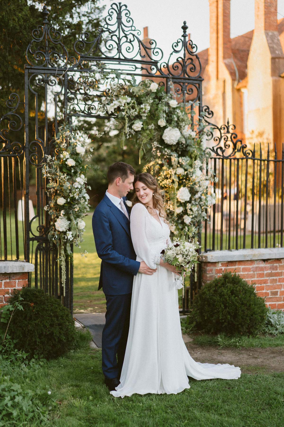 West Horsley Place Wedding Portrait