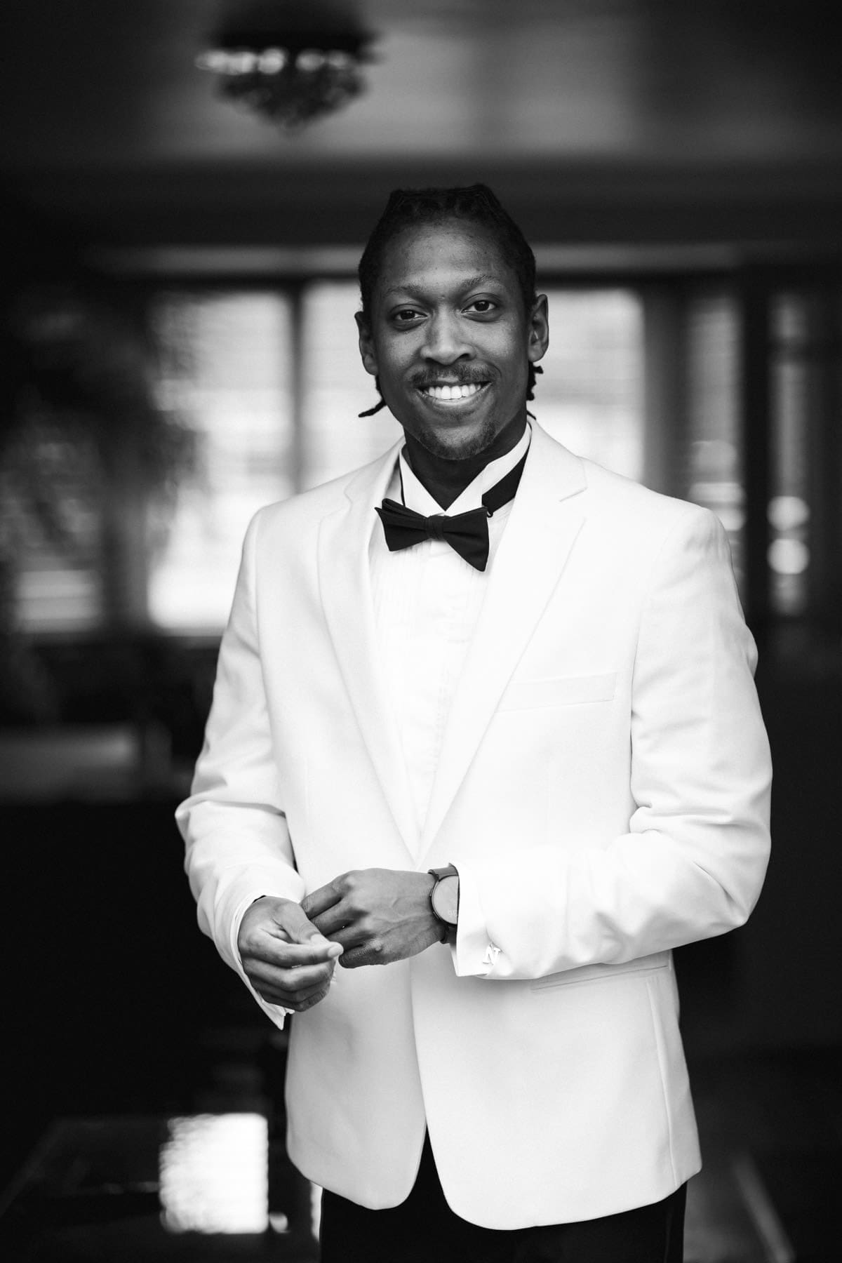 groom portrait Farnham