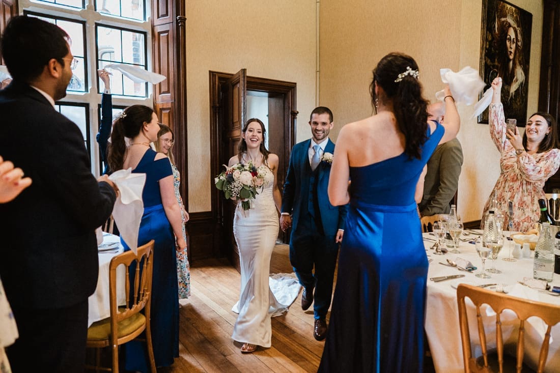 Entrance of the bride and groom