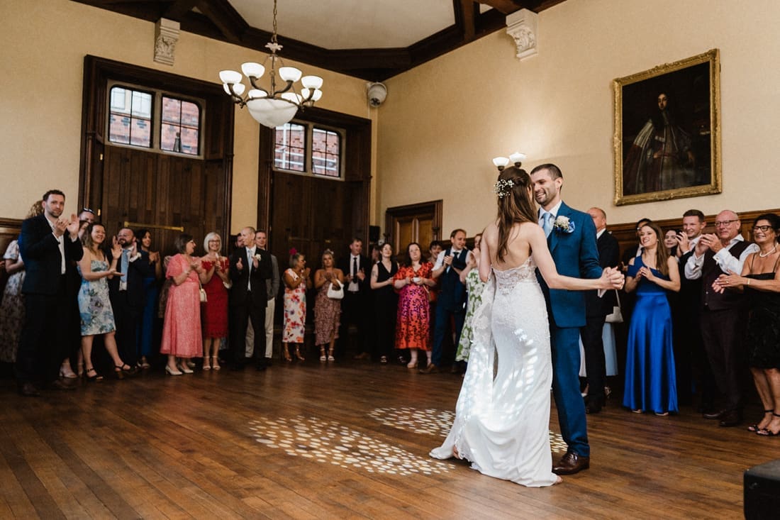 First dance photo at The Elvetham