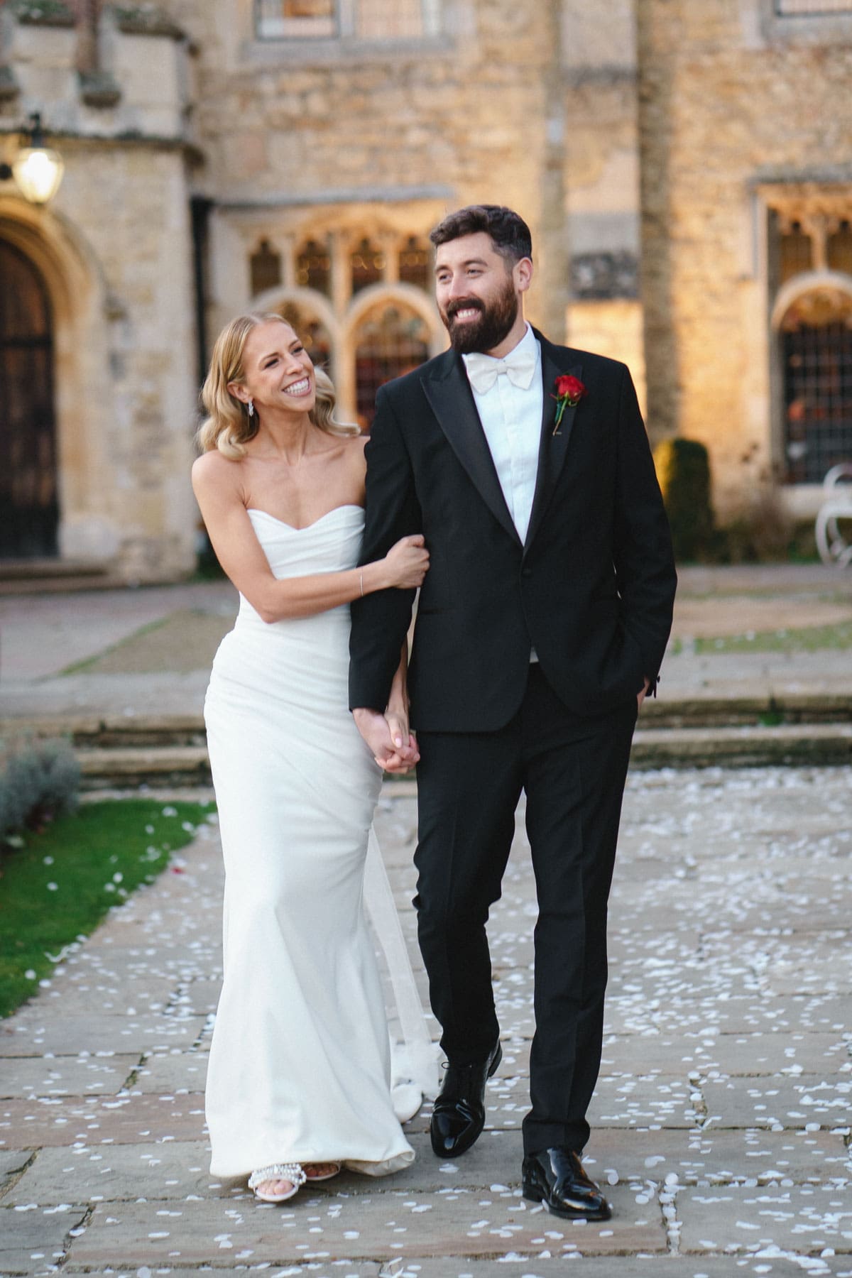 a natural wedding portrait captured in the moment 