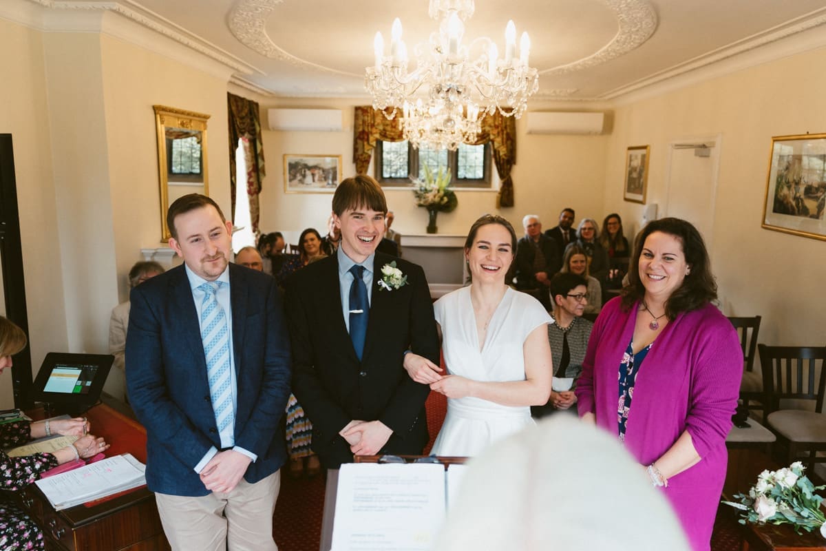 Ralston Weybridge Registration Office wedding photographer