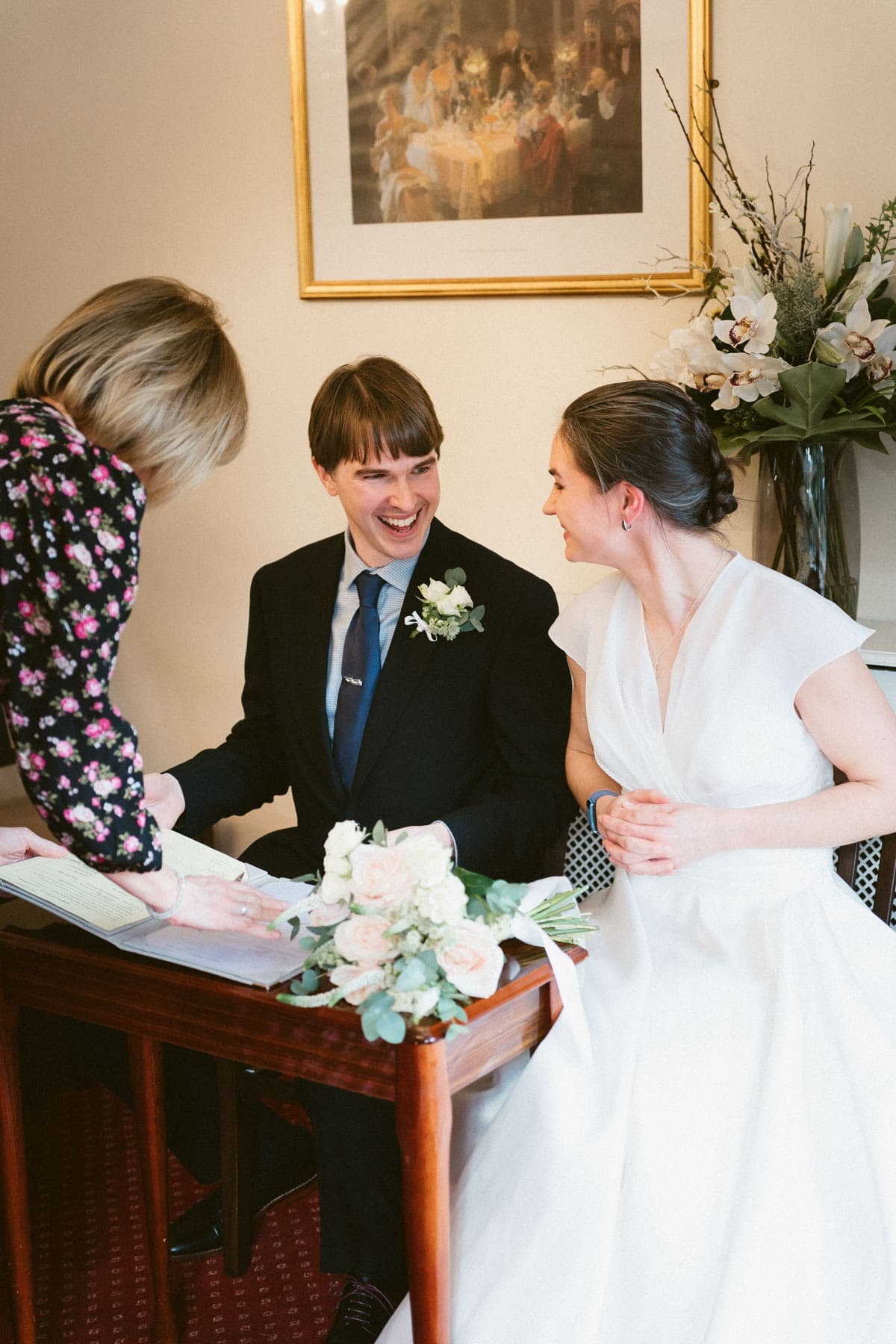 Ralston Weybridge Registration Office wedding photographer